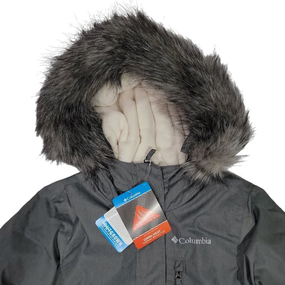 Columbia Youth Infant Grey Jacket Suttle Mountain Long Sleeves Sz XS - Picture 2 of 13